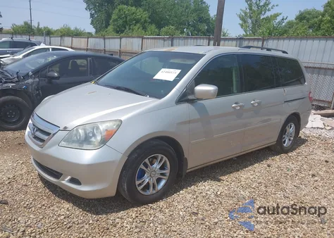 2005 Honda Odyssey Ex z USA, uszkodzony, nr VIN 5FNRL38405B039249